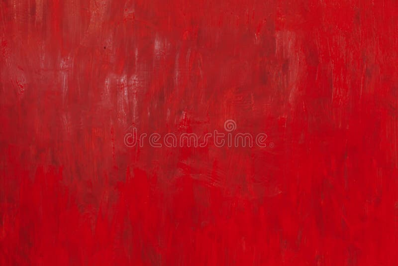 Brushing red paint texture wall background color royalty free stock image