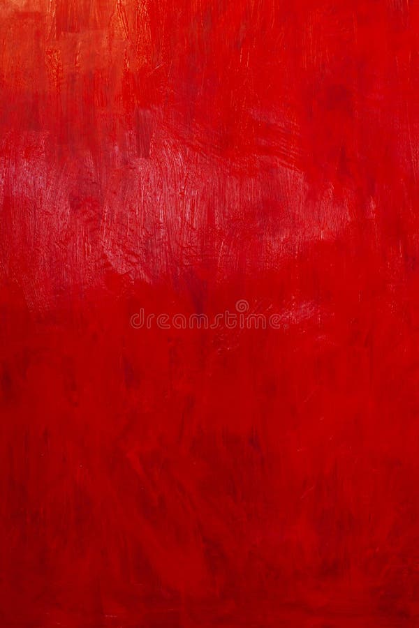 Brushing red paint texture wall background color royalty free stock photo