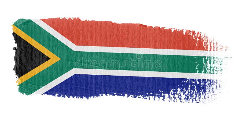 Brushstroke Flag South Africa