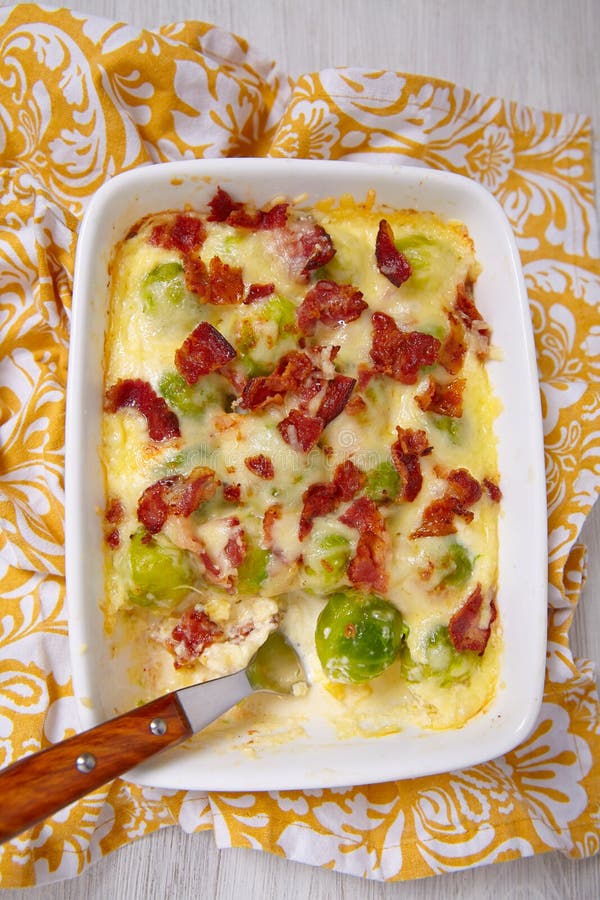 Brussel sprout casserole stock photo. Image of brussel 62395148