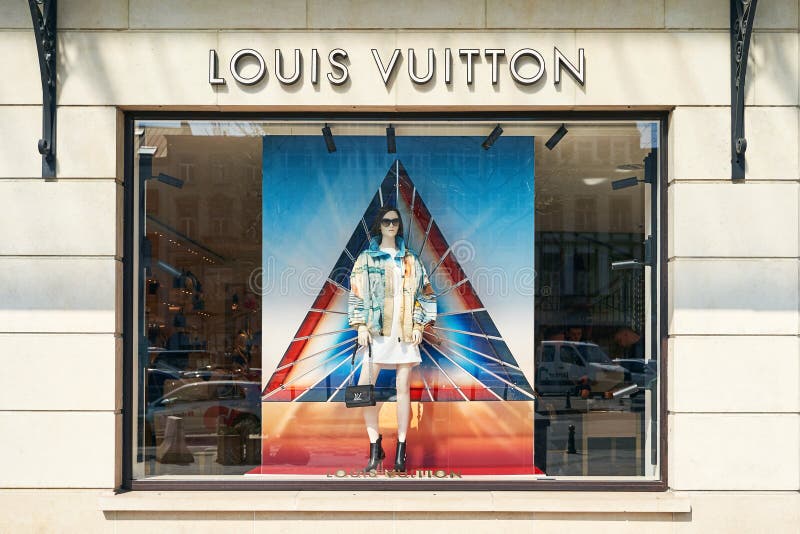 Louis Vuitton Shop in Brussels, Belgium Editorial Photography