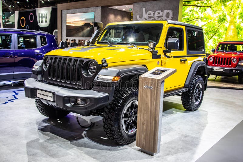 Jeep Wrangler 1941 Edition at Brussels Motor Show, Fourth Generation, JL,  Four-wheel Drive Off-road Jeep Vehicle Editorial Stock Image - Image of jeep,  automotiveshow: 172172044