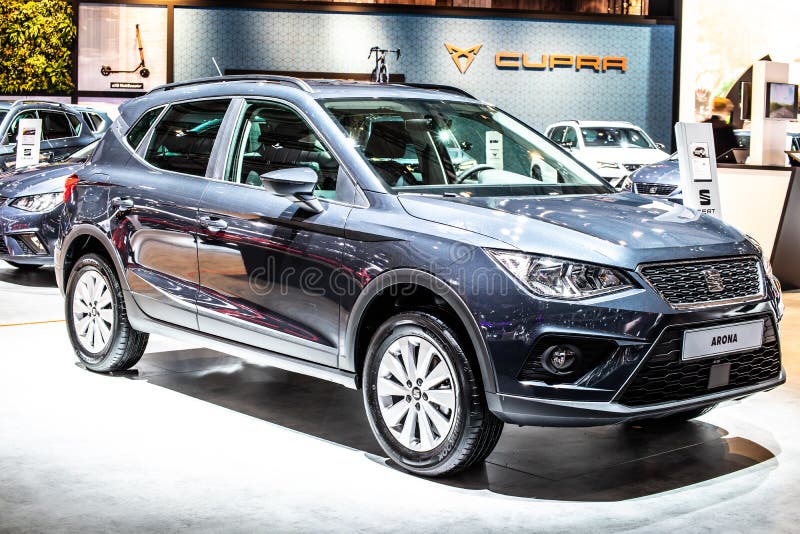 New Seat Arona at Brussels Motor Show, Mini Crossover SUV Manufactured by  SEAT Editorial Stock Image - Image of brussels, auto: 168131099