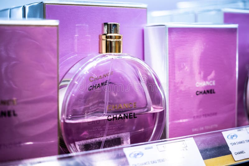 Chanel Chance Perfume on Shop Display for Sale, Fragrance Launched