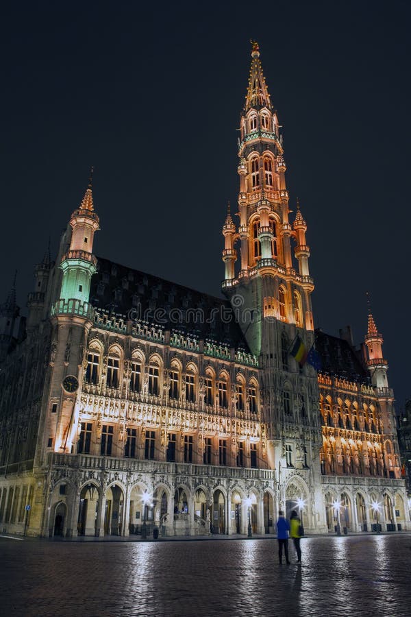 Brussels Town Hall in Belgium Stock Image Image of attraction, hall