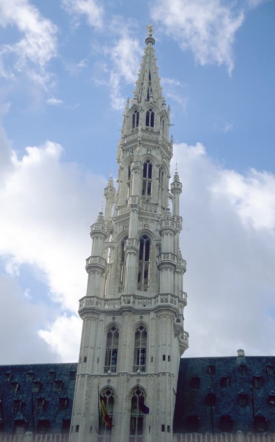 Brussels Town Hall Tower