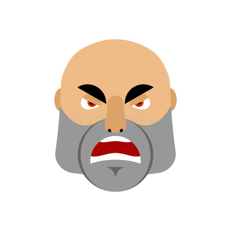 Premium Vector  Vector flat illustration of a brutal gigachad face