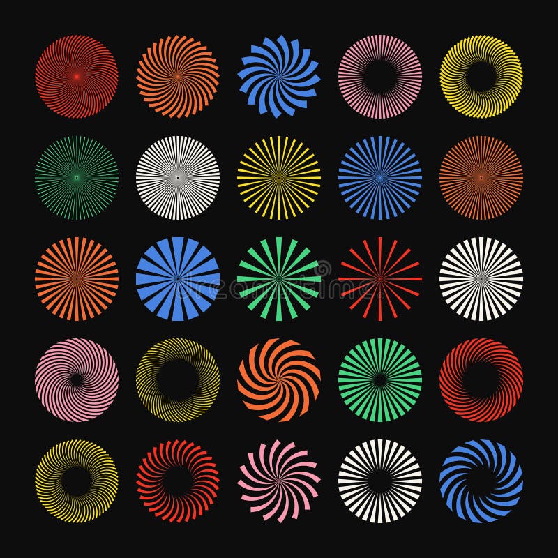 Brutalistyczne kształty geometryczne kolorowe symbole. proste elementy i formy pierwotne. modny projekt retro bauhaus royalty ilustracja