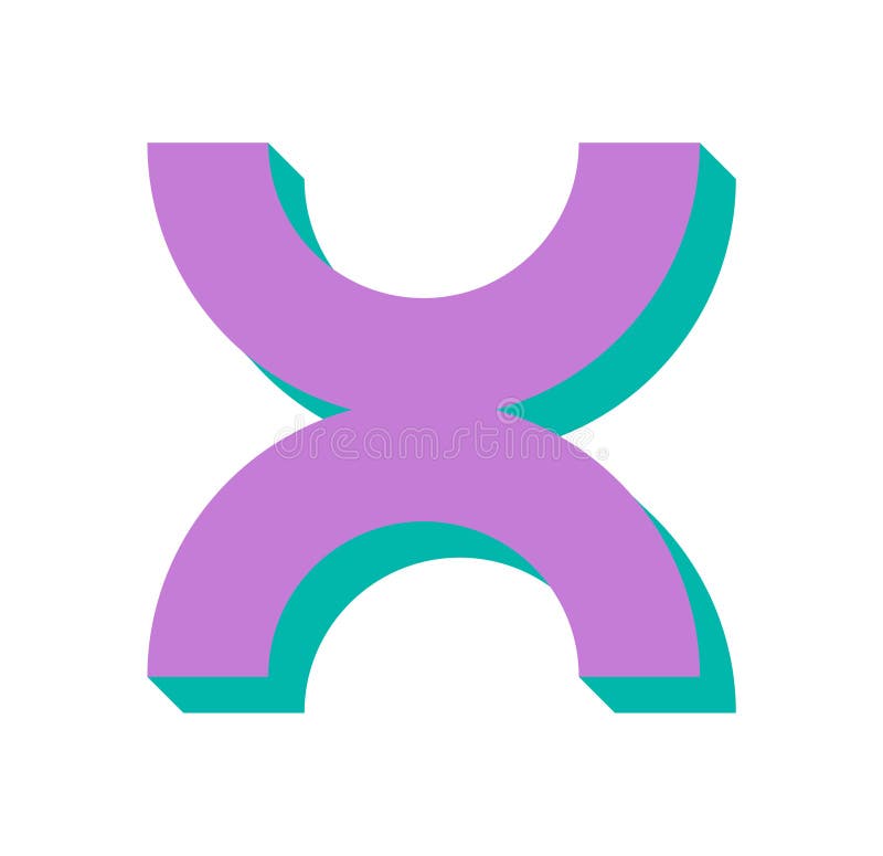 Brutalistyczny kształt geometryczny royalty ilustracja