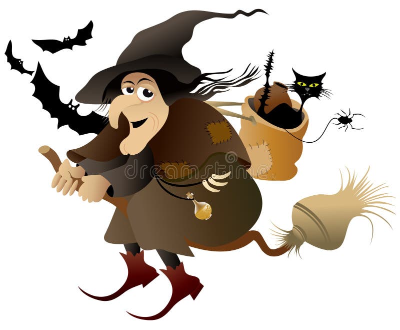 Vetores e ilustrações de Bruxa halloween imprimir para download gratuito