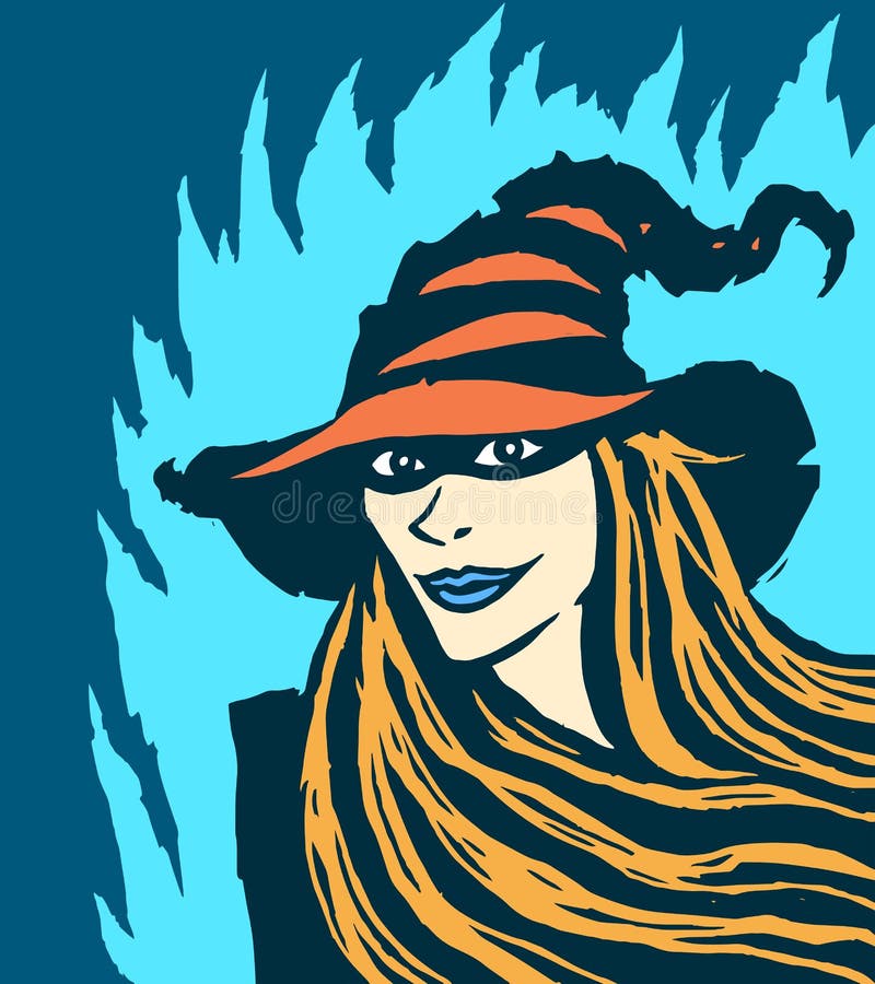 Cara feia de bruxa de Halloween Foto stock gratuita - Public