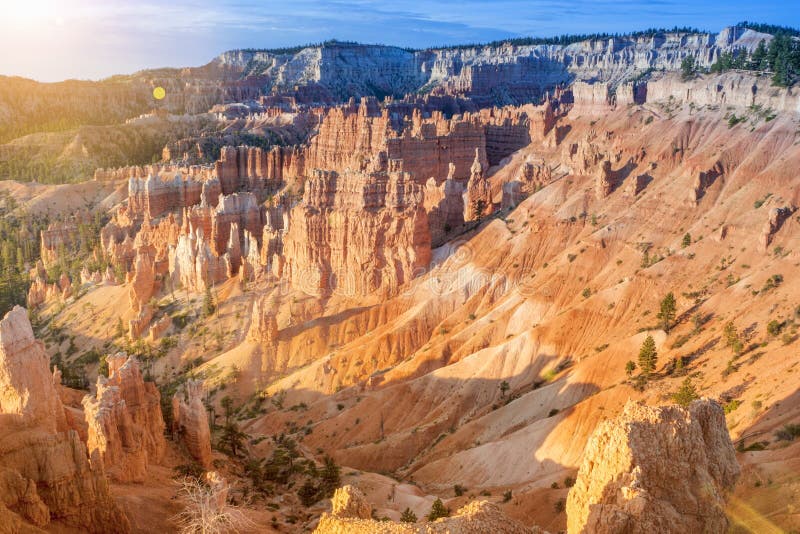 Bryce Canyon as Viewed From Sunrise Point at Bryce Canyon Nation