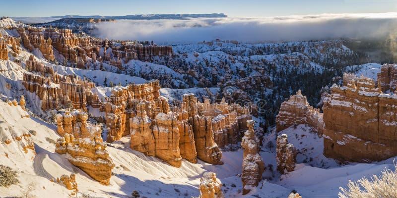 Bryce Canyon Winter Morning Panorama