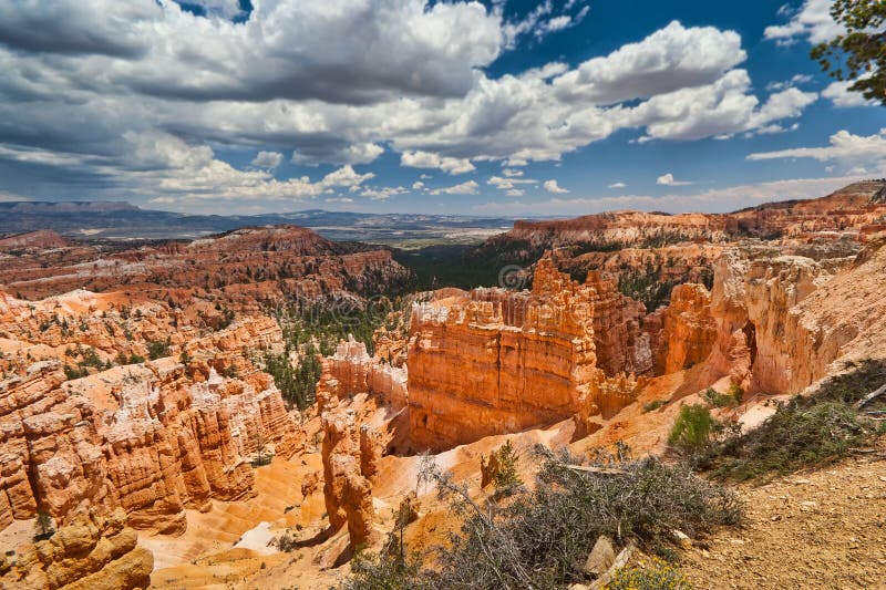 Amphitheater in Bryce Canyon National Park, Utah. Amphitheater in Bryce Canyon National Park, Utah