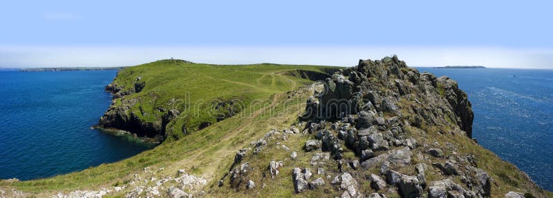 Wybrzeże Pembrokeshire fotografia royalty free