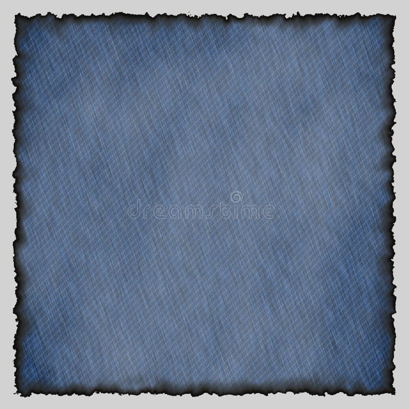 Bränd kantjeanstextur stock illustrationer