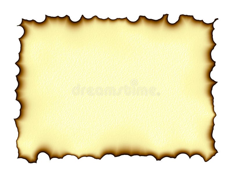 bränd kantparchment vektor illustrationer bränd kantparchment vektor illustrationer