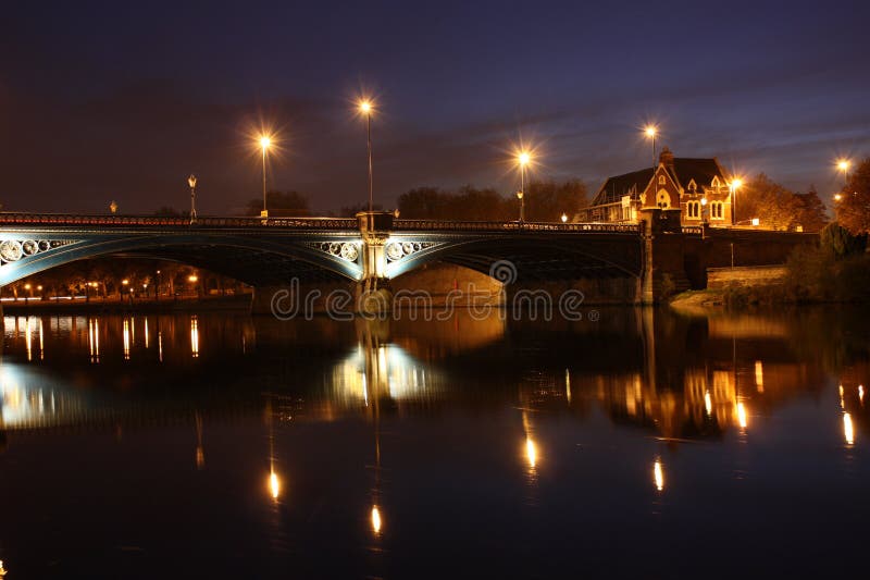 A bridge with a small house in nottingham, quite ease. A bridge with a small house in nottingham, quite ease.