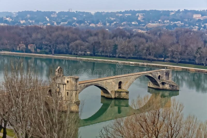 Brücke in Avignon stockbilder Brücke in Avignon stockbilder