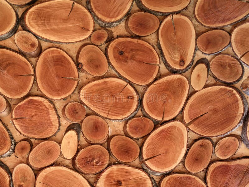 brünieren Sie gesägte hölzerne Ringe, Wand ist verzierte natürliche Materialien lizenzfreie stockbilder brünieren Sie gesägte hölzerne Ringe, Wand ist verzierte natürliche Materialien lizenzfreie stockbilder