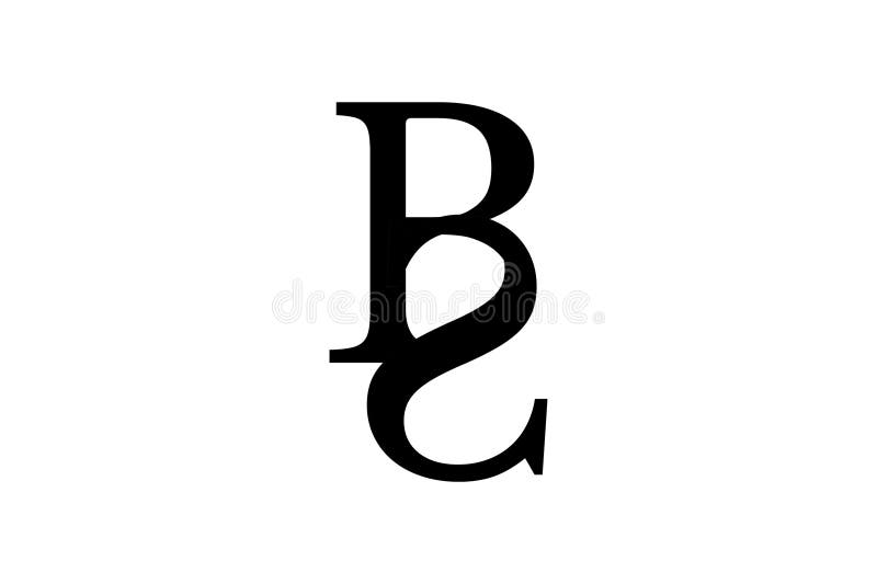 BS Letter Logo Design O Ilustrație Vectorială Modernă Elegantă pentru Branding Profesional și Identitate Unică vector illustration