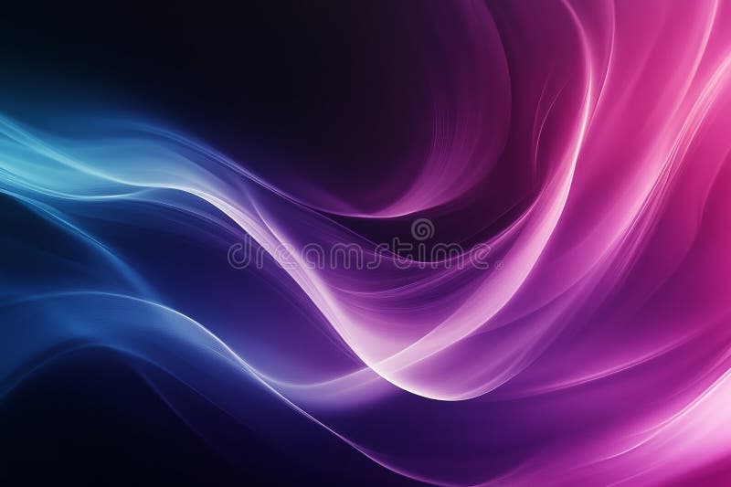 Bstract background with gradient and circles, deep blue and purple shades, soft shapes and smooth transitions royalty free stock images