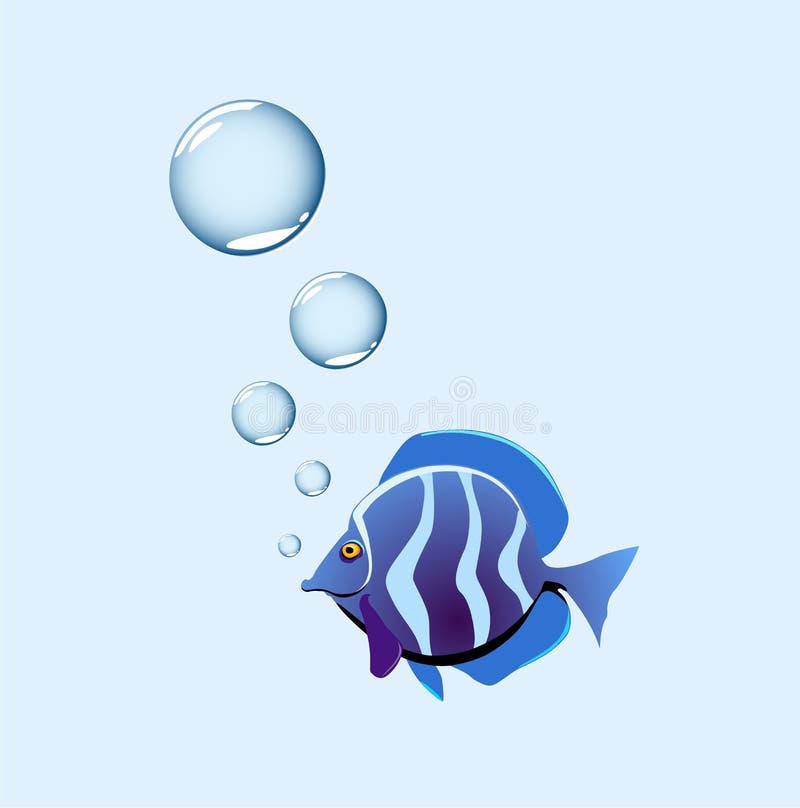 Download Bubble Fish stock vector. Illustration of ocean, bubbles - 44726189