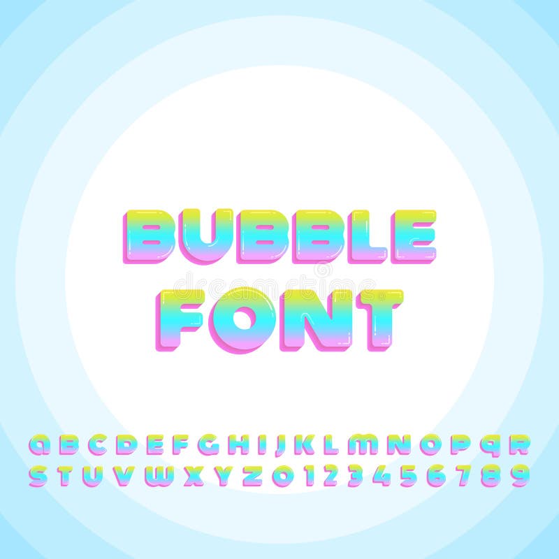 cute bubble fonts alphabet cute bubble fonts alphabet