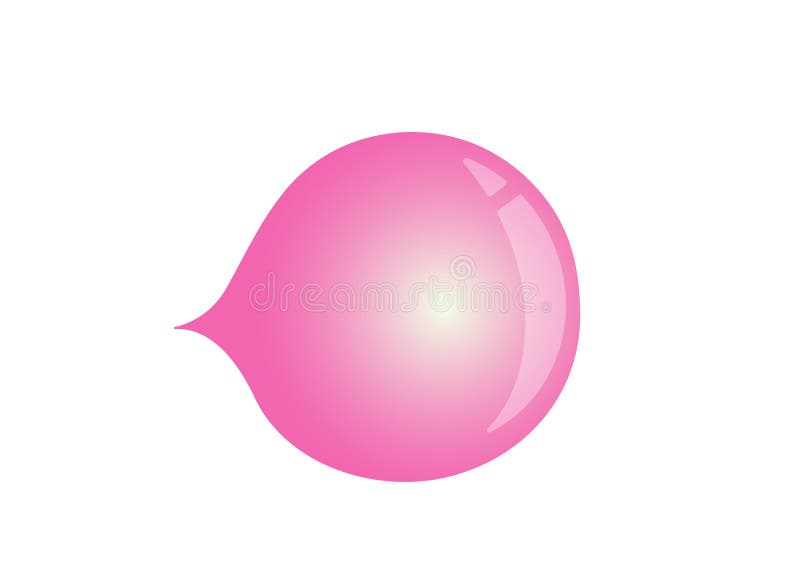 Lowercase Y Blowing Bubble Gum