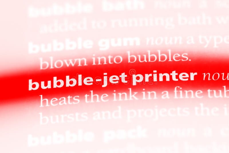 Bubble Jetprinter Stock Photos Free & RoyaltyFree Stock Photos from