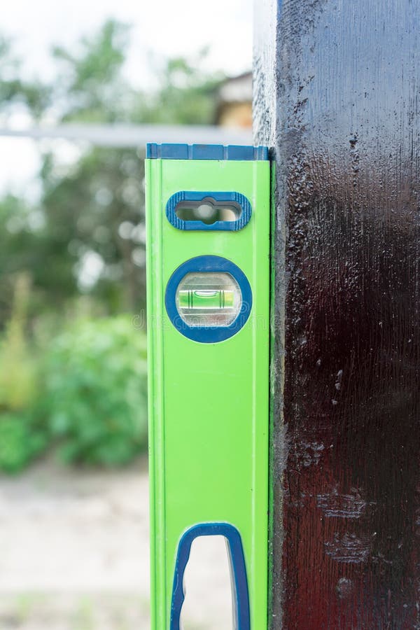 Bubble Level Measurement. Place for Your Text Stock Image Image of