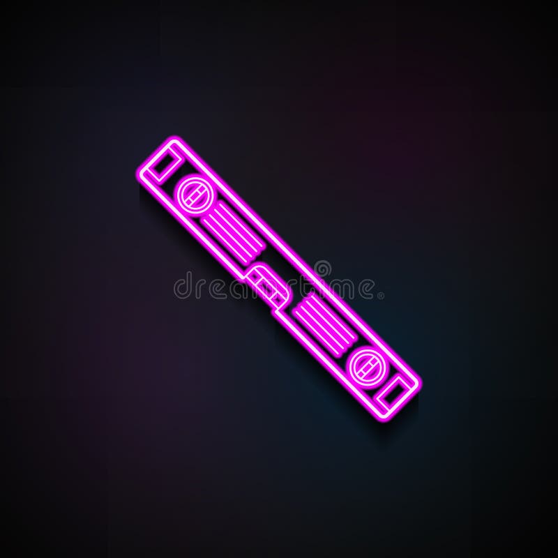 bubble level meter icon. Element of Home repair tool icons for mobile concept and web apps. Neon bubble level meter icon can be us royalty free illustration bubble level meter icon. Element of Home repair tool icons for mobile concept and web apps. Neon bubble level meter icon can be us royalty free illustration