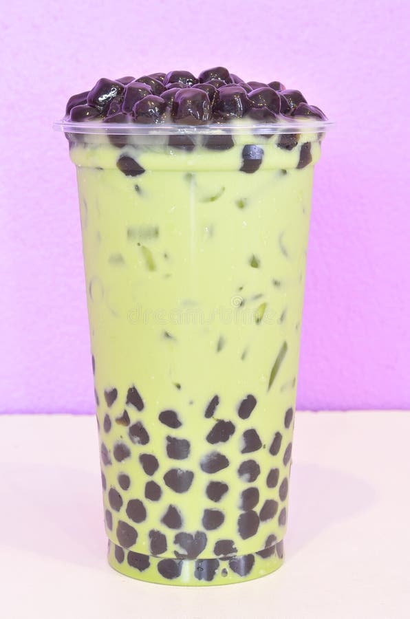 Bubble Milk Green Tea Stock Photography Image 35840362