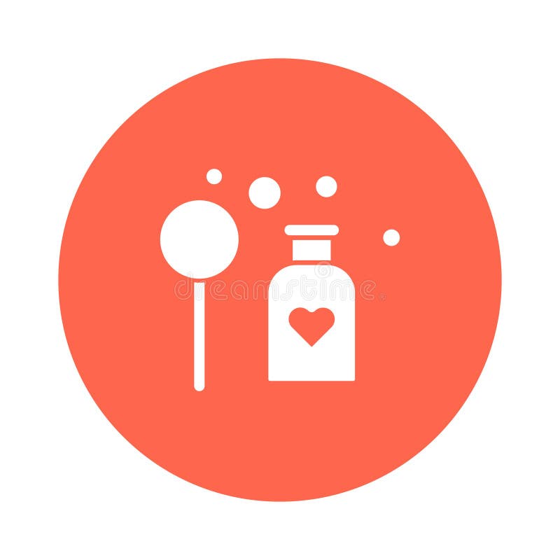 Bubble stick Vector icon which can easily modify or edit stock illustration