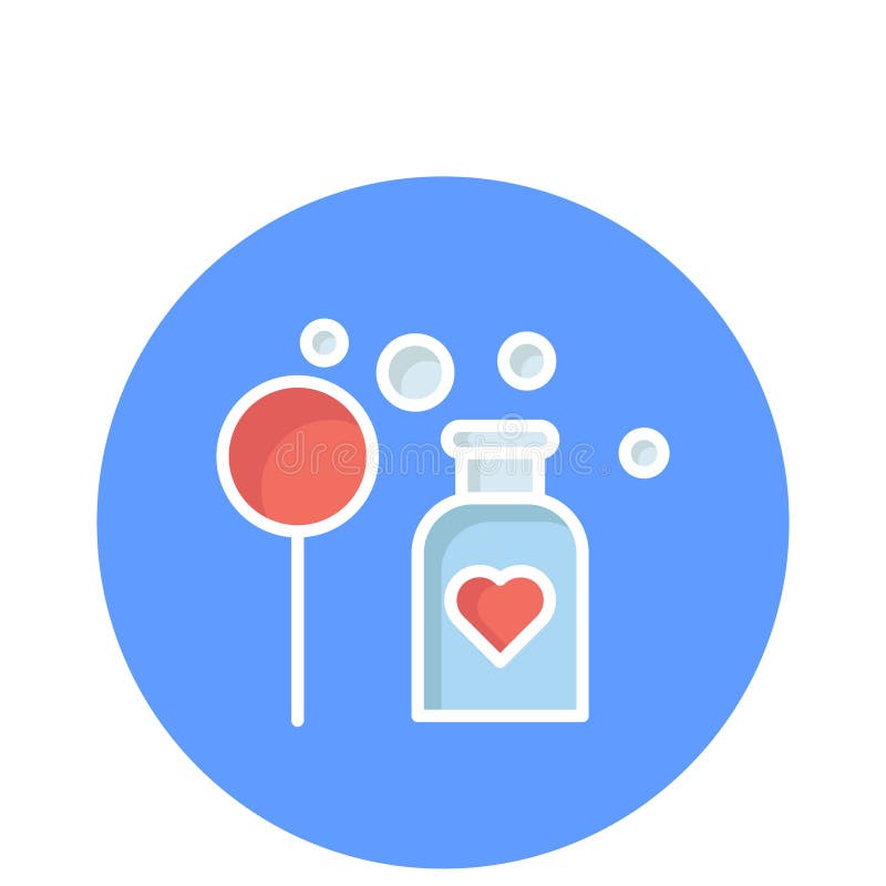 Bubble stick Vector icon which can easily modify or edit royalty free illustration