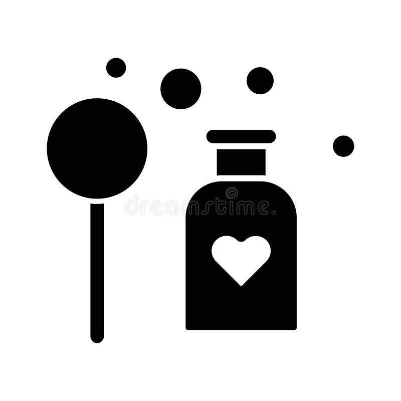Bubble stick Vector icon which can easily modify or edit stock illustration