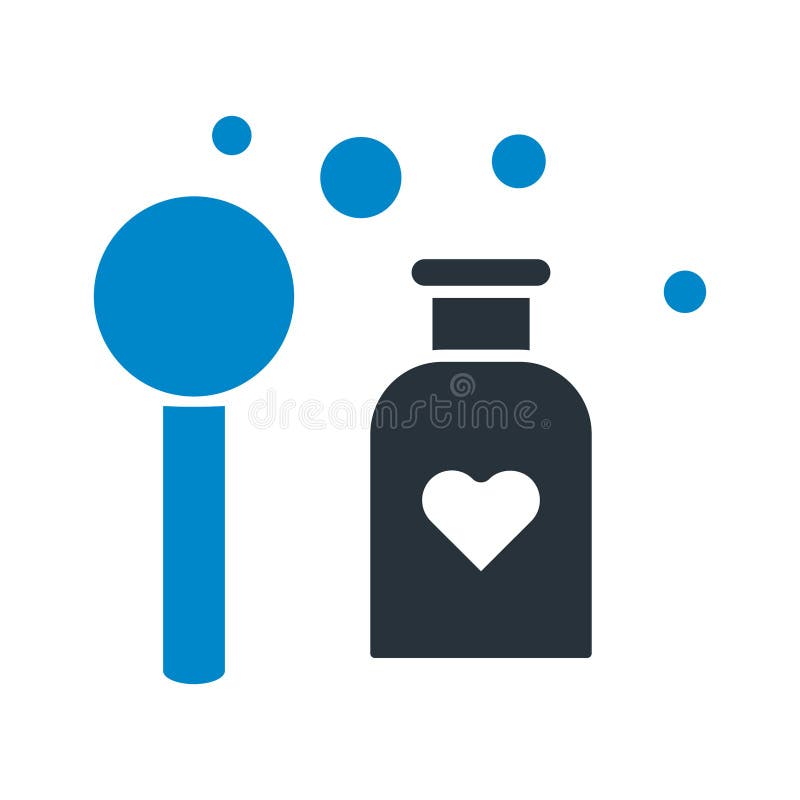 Bubble stick Vector icon which can easily modify or edit royalty free illustration