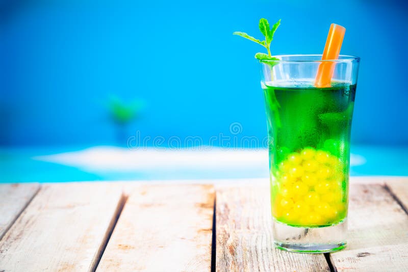 Two delicious Bubble Tea stock photo. Image of cold, smoothie 25664070