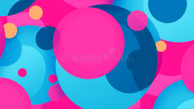 Model de artă retro-pop strălucitor, roz și albastru-închis royalty free illustration