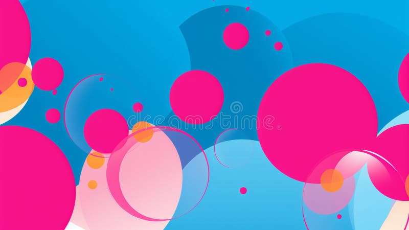 Model de artă retro-pop strălucitor, roz și albastru-închis royalty free illustration