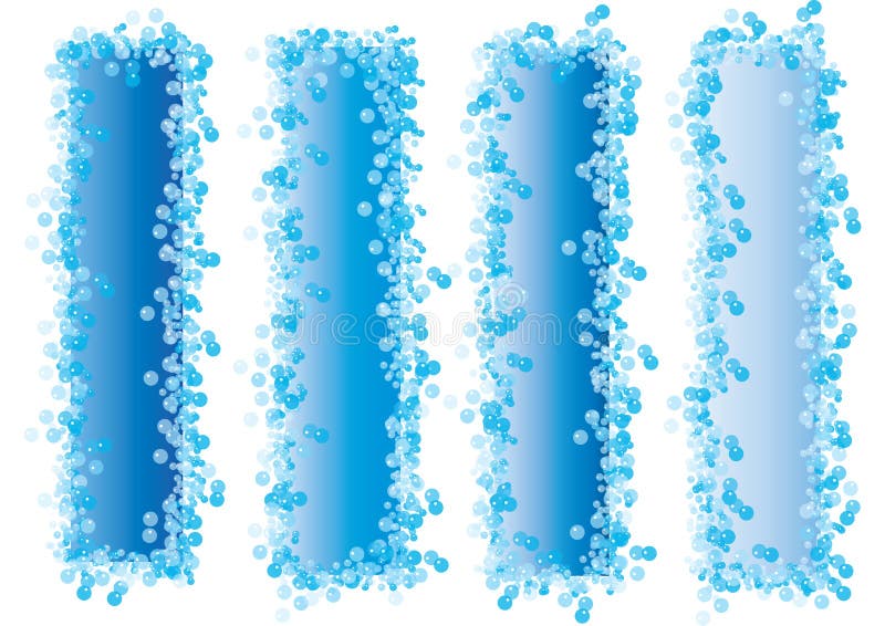 Bubbles banners - vector