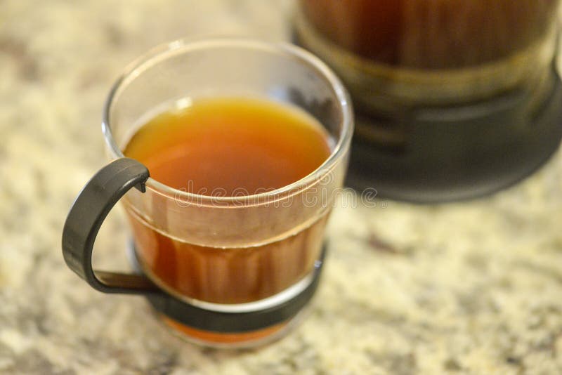 Freshly Brewed Coffee in French Press Coffee Stock Photo Image of