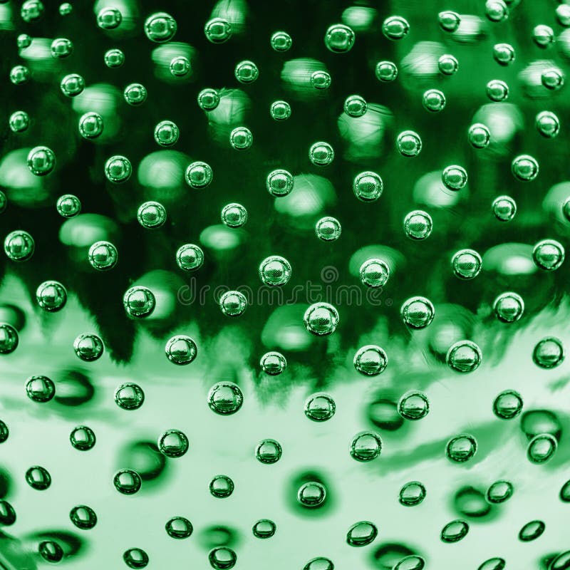 Bubbles Inside of the Glass. Stock Photo Image of decorative, bubbles