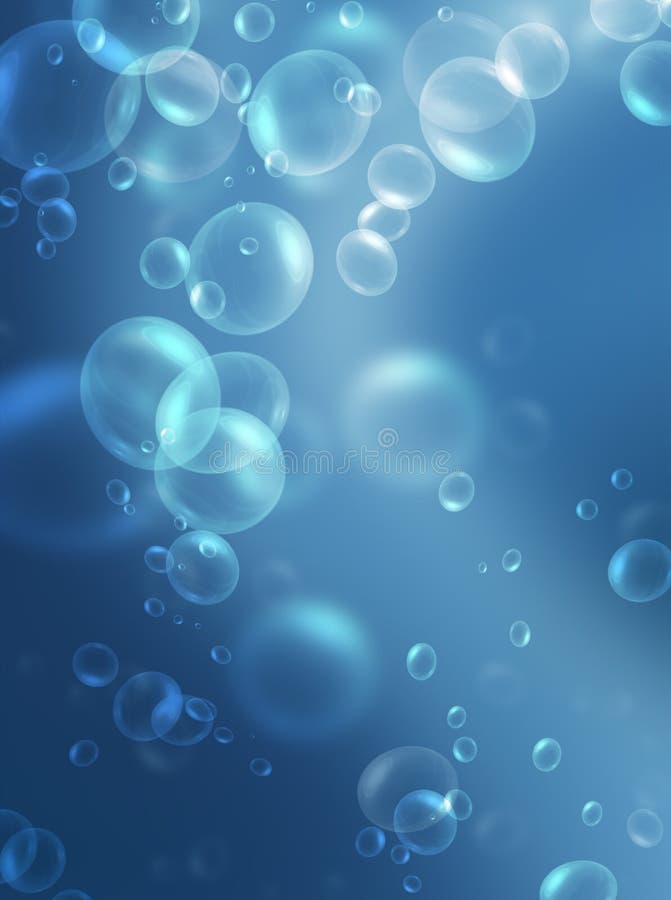 Bubbles under the water