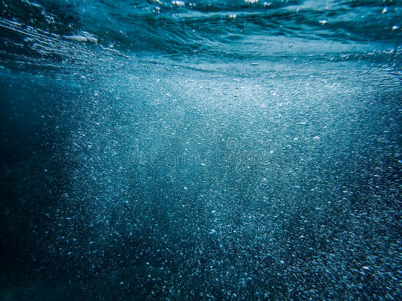 bubbles underwater  natural scene  Mediterranean sea  Rising Great for backgrounds.Bubbles in Deep  Great for backgrounds.