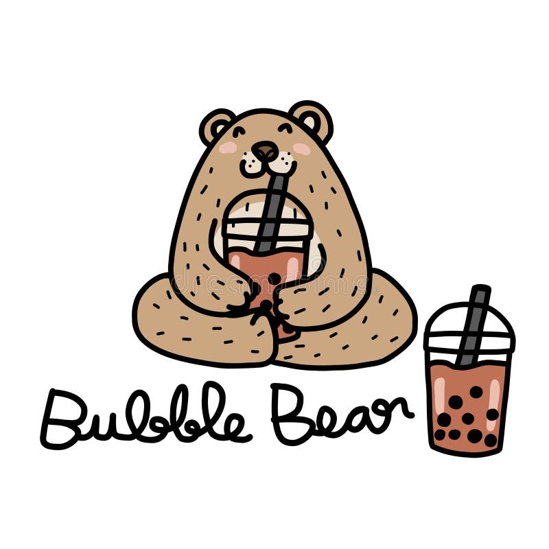Bubble Tea Bear Stock Illustrations 168 Bubble Tea Bear Stock