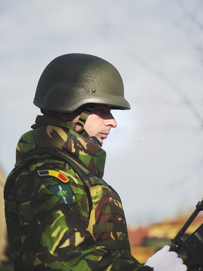 BUCHAREST, ROMANIA, DEC. 1: Military Parade on National Day of Romania royalty free stock images BUCHAREST, ROMANIA, DEC. 1: Military Parade on National Day of Romania royalty free stock images