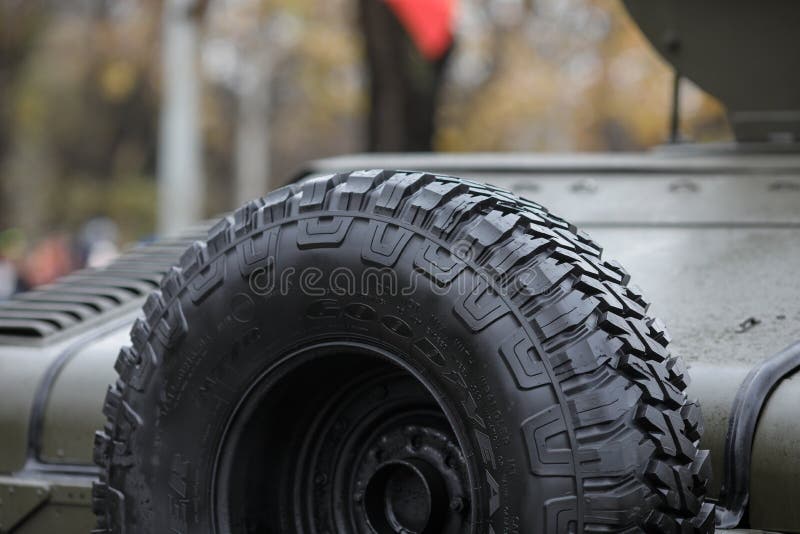 Humvee military tire editorial stock image. Image of rubber - 166592599