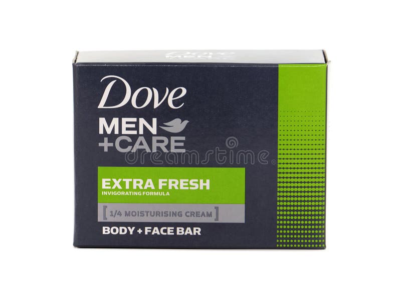 Dove Men Care Extra Fresh, Body and Face Bar Soap. Editorial Stock Photo -  Image of perfume, hygiene: 115938363