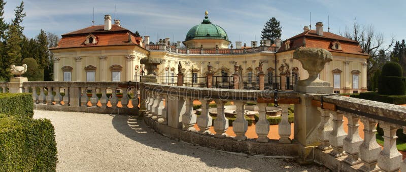 Buchlovice castle in Czech republic